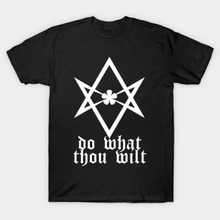 Do What Thou Wilt - Unicursal Hexagram T-Shirt